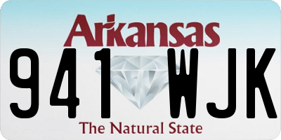 AR license plate 941WJK