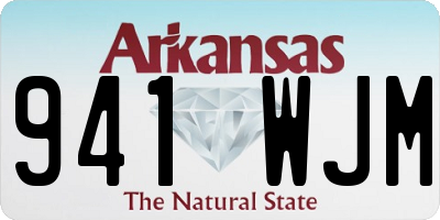 AR license plate 941WJM