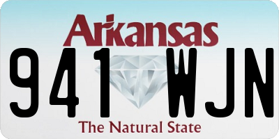 AR license plate 941WJN