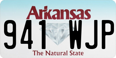 AR license plate 941WJP