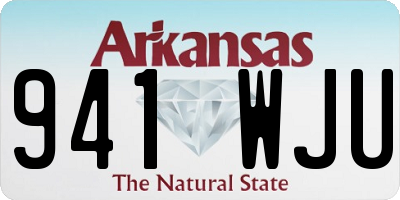 AR license plate 941WJU