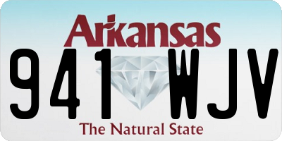 AR license plate 941WJV