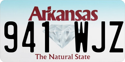 AR license plate 941WJZ