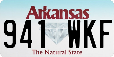 AR license plate 941WKF