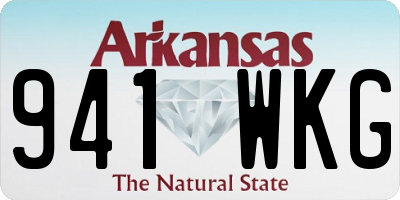 AR license plate 941WKG