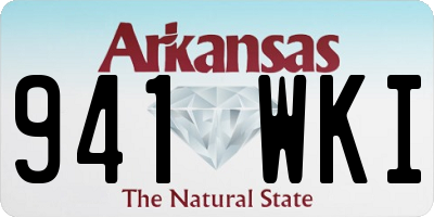 AR license plate 941WKI
