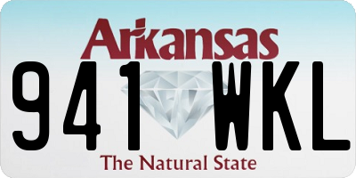 AR license plate 941WKL