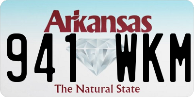 AR license plate 941WKM