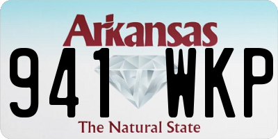 AR license plate 941WKP