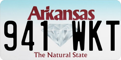 AR license plate 941WKT