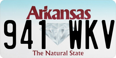 AR license plate 941WKV