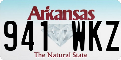 AR license plate 941WKZ