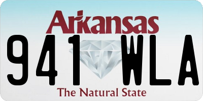 AR license plate 941WLA