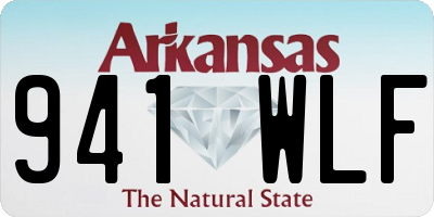 AR license plate 941WLF