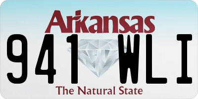 AR license plate 941WLI