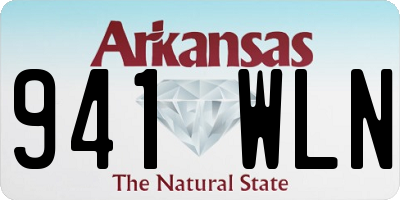 AR license plate 941WLN