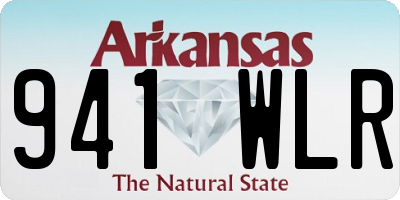 AR license plate 941WLR