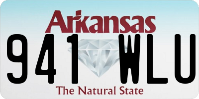 AR license plate 941WLU