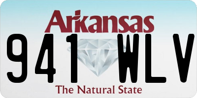 AR license plate 941WLV
