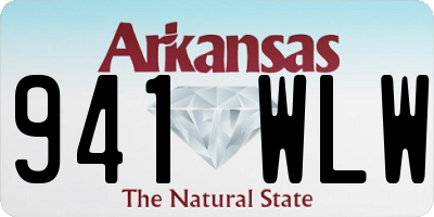 AR license plate 941WLW