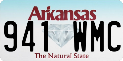 AR license plate 941WMC
