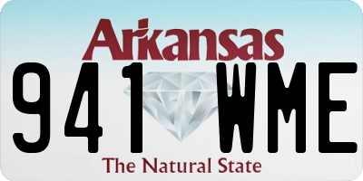 AR license plate 941WME