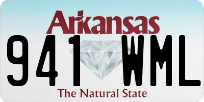 AR license plate 941WML