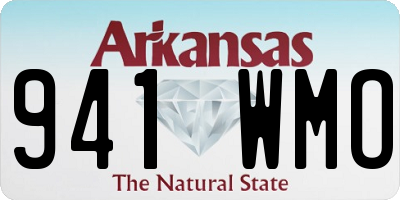 AR license plate 941WMO