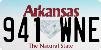 AR license plate 941WNE