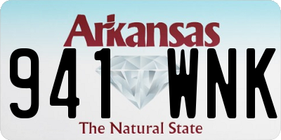 AR license plate 941WNK