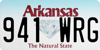 AR license plate 941WRG