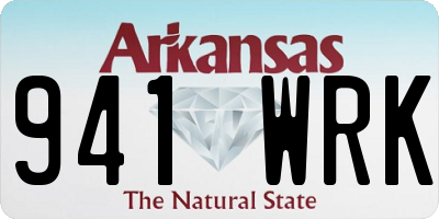 AR license plate 941WRK