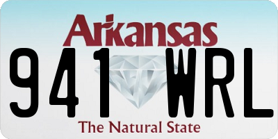 AR license plate 941WRL