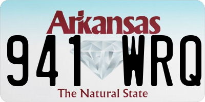 AR license plate 941WRQ