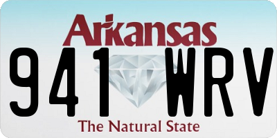 AR license plate 941WRV