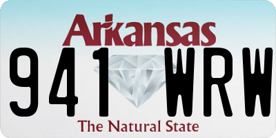 AR license plate 941WRW
