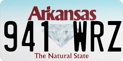 AR license plate 941WRZ