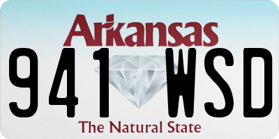 AR license plate 941WSD