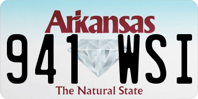 AR license plate 941WSI