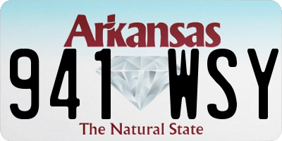 AR license plate 941WSY