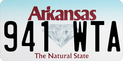 AR license plate 941WTA