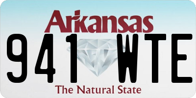 AR license plate 941WTE