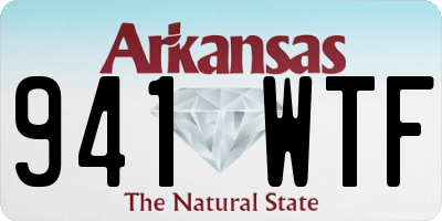 AR license plate 941WTF