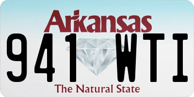 AR license plate 941WTI