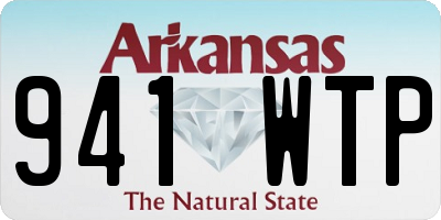AR license plate 941WTP