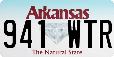 AR license plate 941WTR