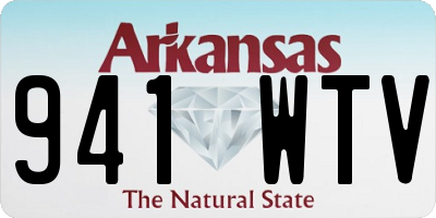 AR license plate 941WTV