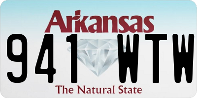 AR license plate 941WTW