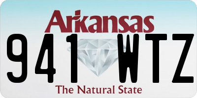 AR license plate 941WTZ