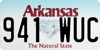 AR license plate 941WUC